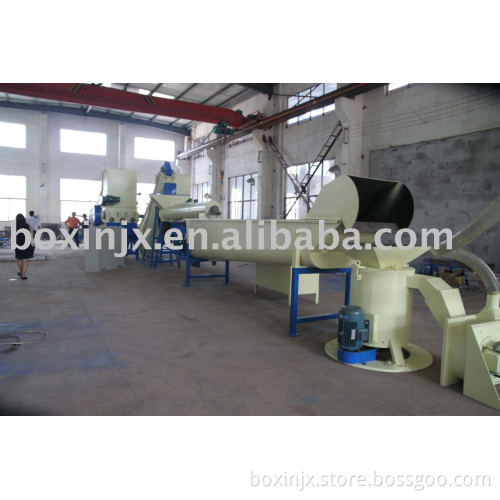 PET crushing and production plant